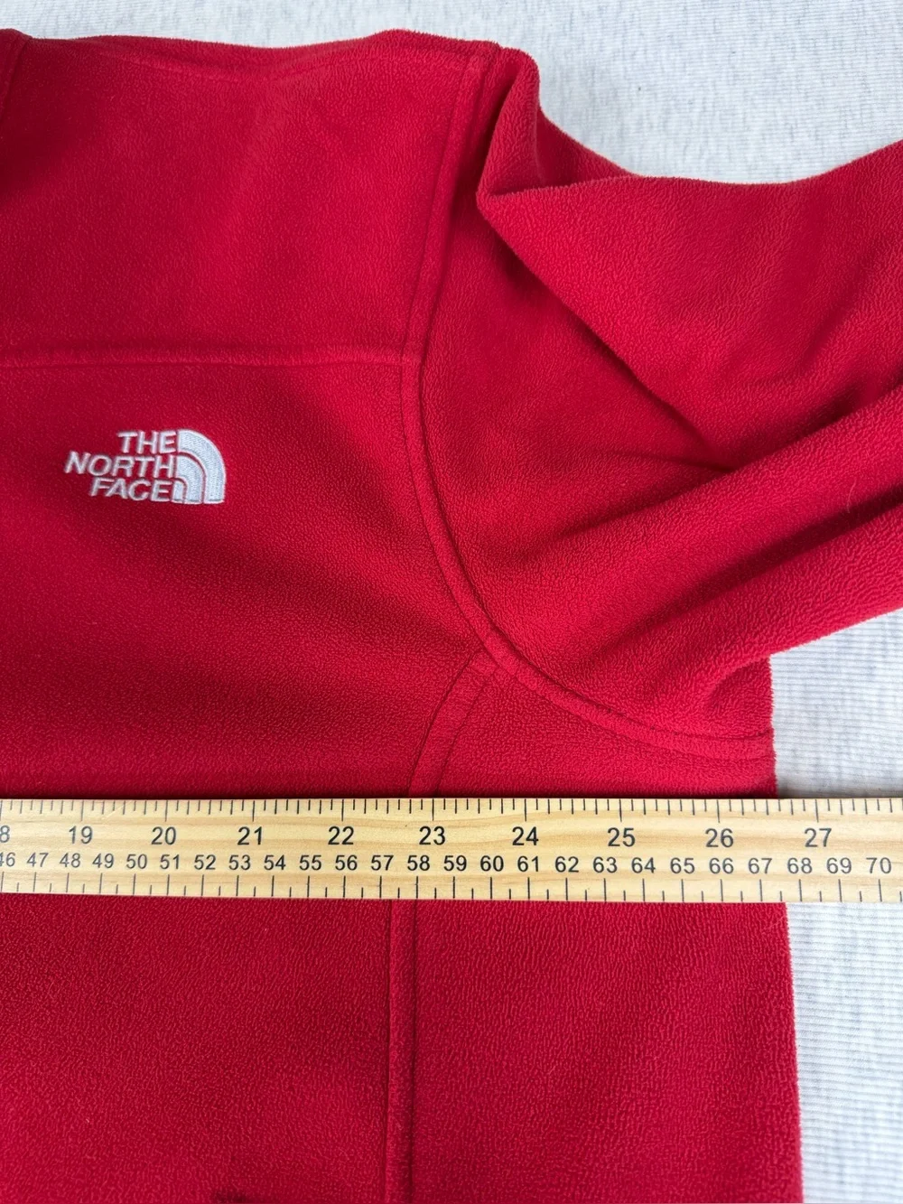 The North Face WindWall Red Full Zip Fleece Jacket Men’s XXL 2XL Outdoor